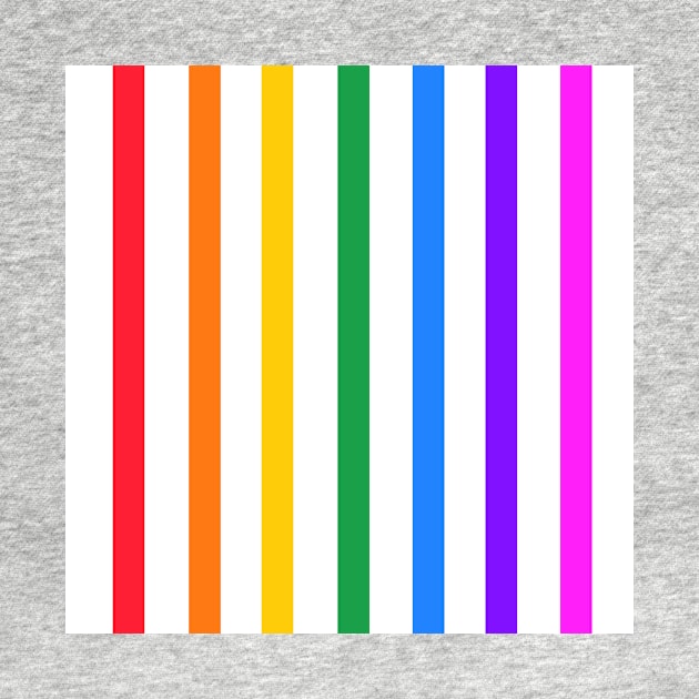 Bright rainbow stripes by bettyretro